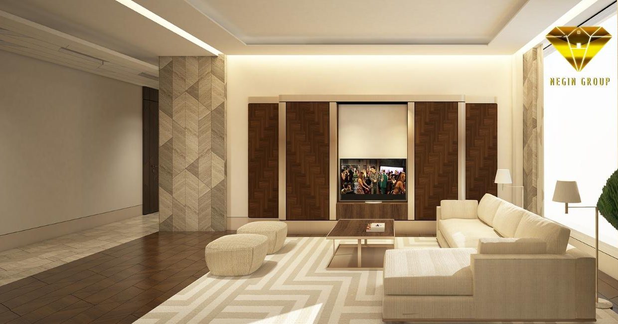 سالن نشیمن آپارتمان های Nef Atakoy 22